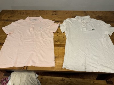 Bundle / Lot Of 2 Lacoste Men s Polo Shirts Size M slim fit