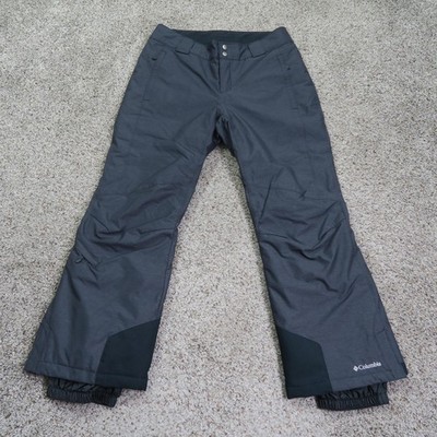 Columbia Pants Womens Medium Gray Omni Heat Tech Winter Snow Ski Bugaboo 33x29