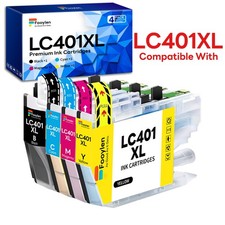 LC401XL Black Color Ink compatible for Brother MFC-J1010DW MFC-J1012DW J1170DW