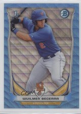 2014 Bowman Prospects Chrome Blue Wave Refractor Wuilmer Becerra #BCP96 b4a