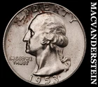 1953-S Silver Washington Quarter - Choice Gem Brilliant Unc  Lustrous  #i6459