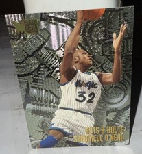 1995-96 Fleer Metal Nuts & Bolts Shaquille O'Neal #215 Orlando Magic