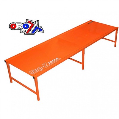 MOTORRADWERKBANK 440, KTM ORANGE, FAHRRADWERKBANK, 42kg FRACHTLADUNG