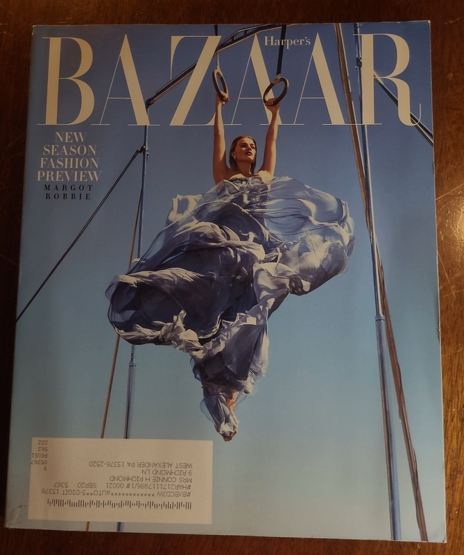 Harper's Bazaar Magazine Margot Robbie December 2018