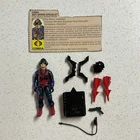 1984 Cobra Anti Armor Specialist Scrap Iron GI Joe Vintage w/ File Card