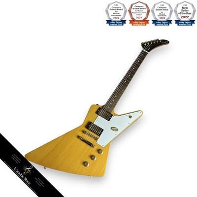 Epiphone Korina Explorer Aged Natural E-Gitarre seltenes Modell