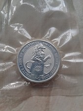 2020 White Lion of Mortimer 2oz Silver Coin Queen’s Beasts Royal Mint Sealed