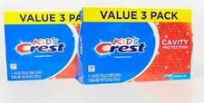 2PK Crest Kid's Cavity Protection Toothpaste, Crest Kids Toothpaste,4.6 Oz