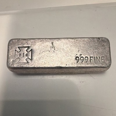 T.I.C. Silver Bullion Bar .999 Fine 999 Pure Collectible
