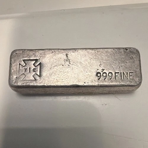 T.I.C. Silver Bullion Bar .999 Fine 999 Pure Collectible Investment Grade RARE