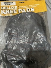 Western Safety Deluxe Hard Cap Knee Pads  9x8” New in Pkg #32910