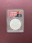 Donald J Trump 45th President 2020 $1 PCGS MS70 1oz Silver Eagle