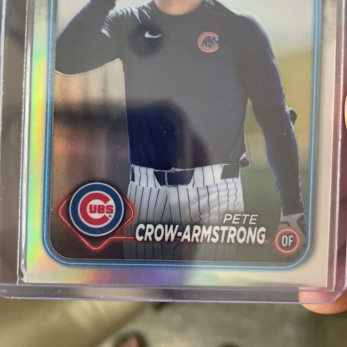 PETE CROW-ARMSTRONG 2024 Topps Chrome SP rifrattore variazione immagine RC Cubs🔥📈 - Foto 4 di 7