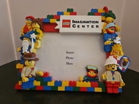 1999 LEGO IMAGINATION CENTER 3-D Resin Photo Picture Frame 4" x 6" Legoland