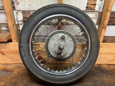 1971 BSA A65 650 Rear Wheel Hub Brake Plate 18''   Jones Rim