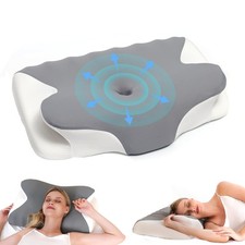 Cervical Neck Pillow for Neck Pain Relief, Ergonomic Contour Orthopedic Cooli...
