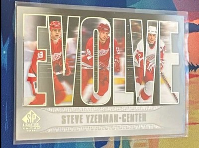 Steve Yzerman 2020-21 Upper Deck SP Signature Edition Legends evolve #E-6 HOF