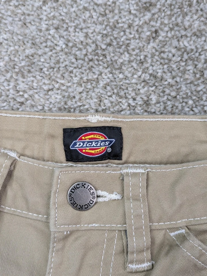 Pantalones Cortos Dickies Carga Para Mujer 24 Caqui Utilidad Carpintero Ropa de Trabajo Bolsillos Elásticos Foto 3 de 4