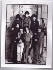 ISRAEL ROCK POP GROUP BAND KAVERET 1973 POOGY TIME MEMBERS PHOTO ORIGINAL B&W XF