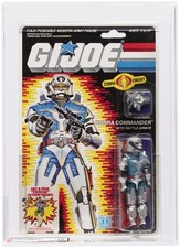 GI Joe 1987 Battle Armor Cobra Commander MOC AFA 75