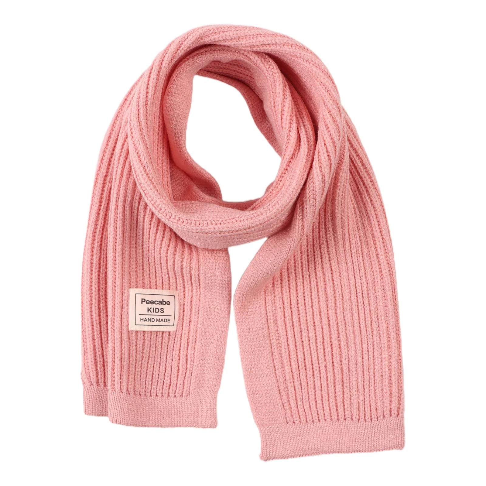 Kids Scarf Soft Warm Knit Neck Warmer Winter Classic Scarf for Boys Girls Ski...