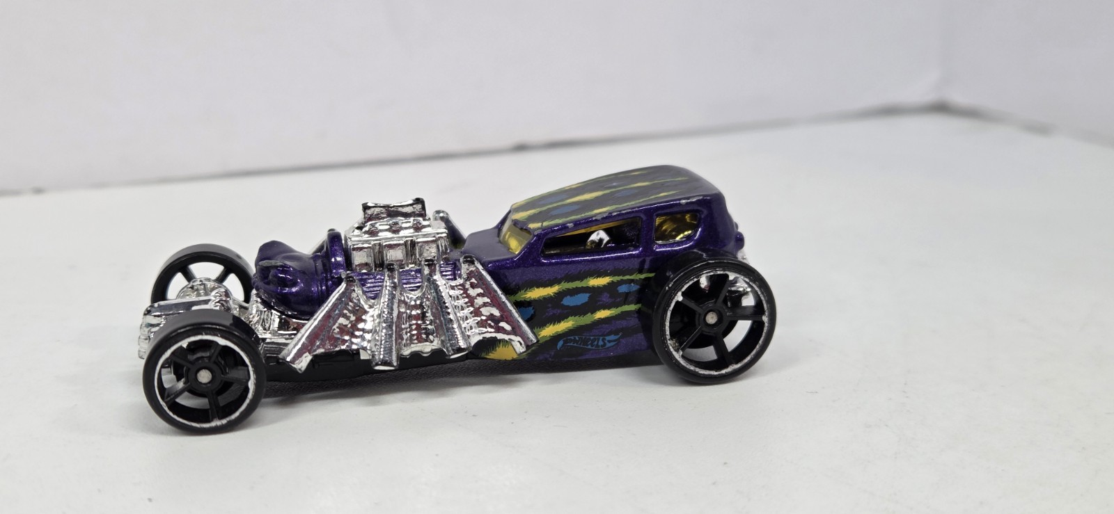 Hot Wheels Street Creeper Toy Car Dark Purple with Green Diecast Sporty Malaysia