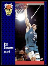 1991-92 Fleer Rex Chapman Charlotte Hornets #229