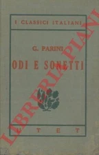 Letteratura italiana - PARINI - Odi e sonetti. (4-9569)