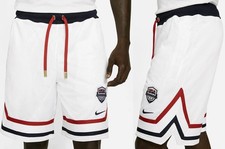 Nike Team USA Courtside Basketball Shorts - CD5224-100 - MEN L
