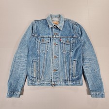 Vintage Levis Mens Denim Jacket Blue 36 Small Trucker 90s 70378 02 15