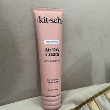 BRAND NEW Kitsch Smoothing Air Dry Hair Cream Anti-Frizz Castor Oil 5 fl oz