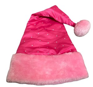 Victoria’s Secret Pink Santa Hat with Rhinestones and Fur Trim Rare Limited Edition | Victoria main image 4
