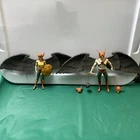 LOOSE DC Direct Silver Age Hawkman and Hawkgirl Action Figure Set 2000 DC Comics
