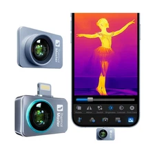 Thermal Camera for iPhone, P2 Pro Thermal Imager with Macro Lens, 512×384 I