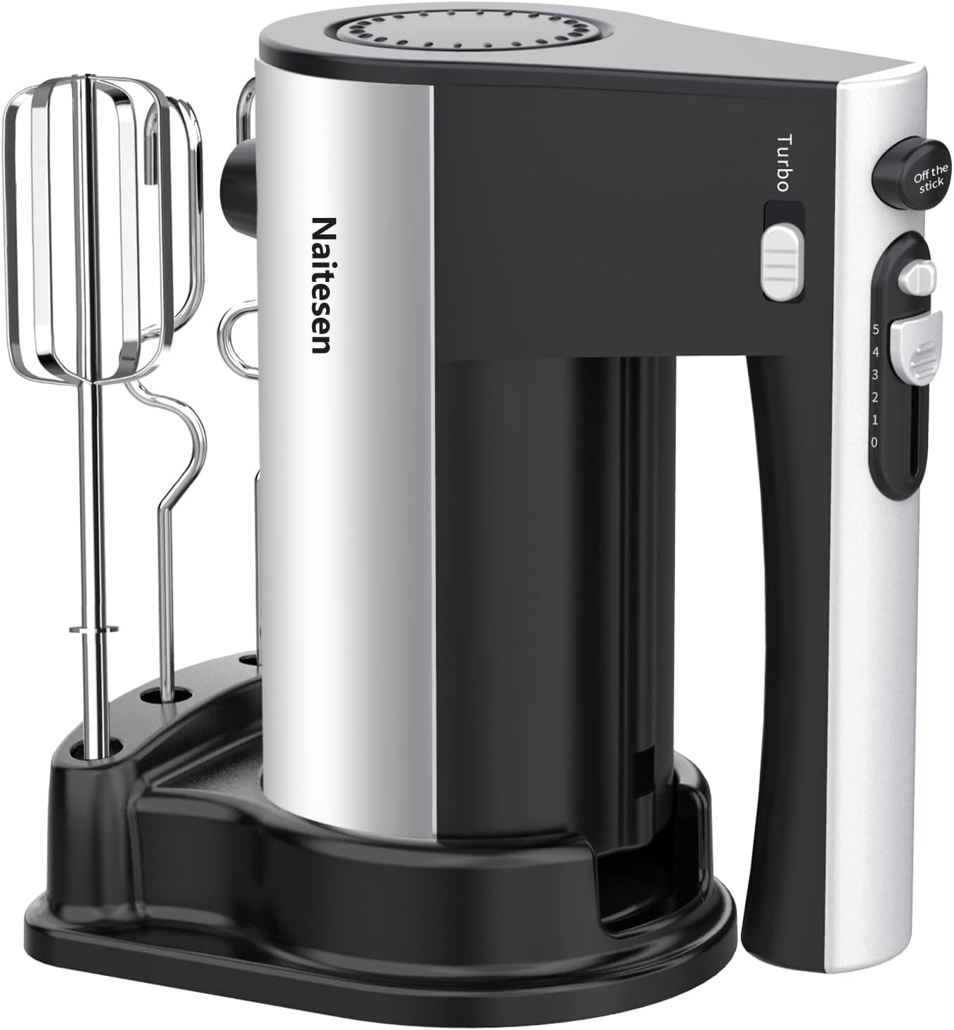 600W Electric Hand Mixer Kitchen Handheld Mixer 10 Speed Powerful with Turbo for