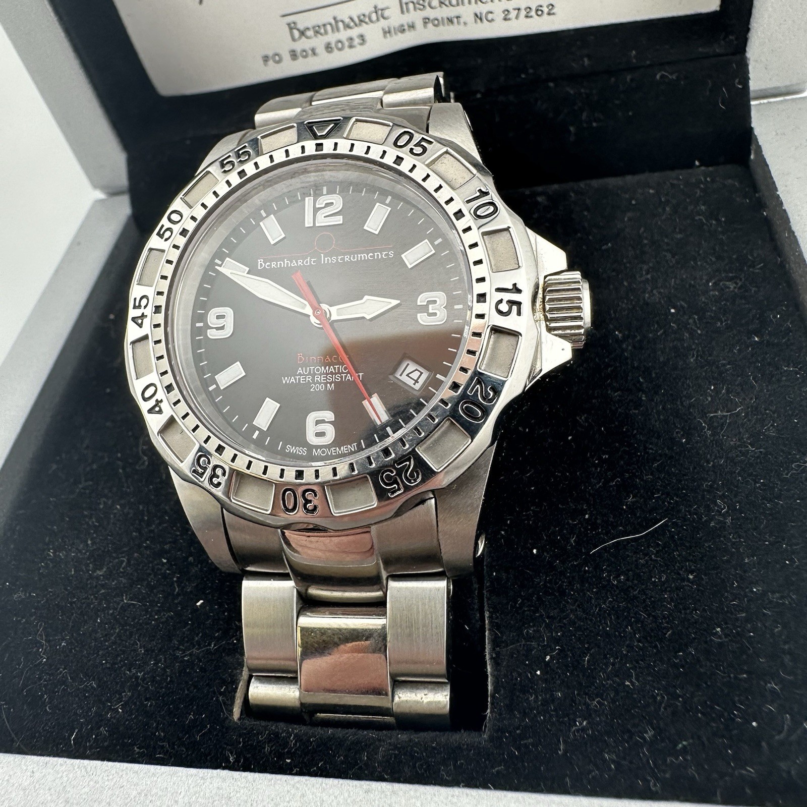 Bernhardt Instruments Binnacle Dive Watch Automatic 25j Limited Edition 038/1000