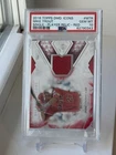 2018 Topps Diamond Icons Mike Trout Single Player Relic Patch RED 4/5 PSA 10