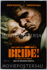 The Bride - original DS movie poster D/S 27x40 - 2025 Frankenstein Buckley FINAL