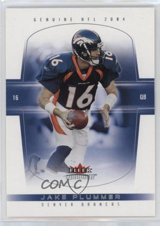 2004 Fleer Genuine Jake Plummer #50 0q3