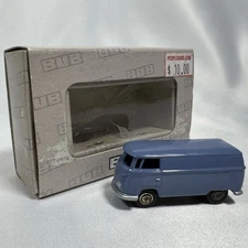 Bub 1:87 Diecast VW Bulli Kasten Light Blue 1/1000 in Original Box