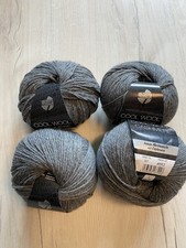 Lana Grossa Cool Wool Cashmere Fan.007 Grau 50g