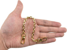 HAHIYO Mini Pochette Purse Chain Strap Thin Wide 6Mm for LV Length 7.9 Inches Th