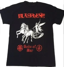 BLASPHEMY Band Gods of War Heavy Cotton Black All Size Shirt CS544