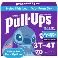 Pull Ups Disney Stitch Potty Training Pants Size 3T-4T 70 Count