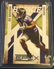 2010 Panini Epix Ed Dickson Rookie RC #133 Baltimore Ravens