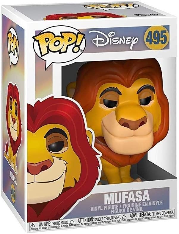 Pop Mufasa 495 figurine Disney en vinyle aux détails authentiques