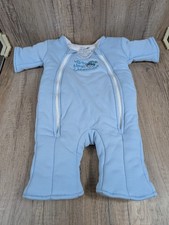 Baby Merlin's Magic Sleepsuit Infant Small 3-6 Months Blue Double Zip Cotton