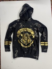 Harry Potter Hogwarts Black Gold Pullover Hoodie Unisex Kids 13/14 YRS 164cm