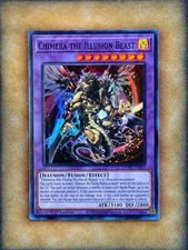 Yugioh Chimera the Illusion Beast DUNE-EN034 Super Rare 1st Ed NM