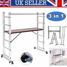 Multi Purpose Scaffolding Scaffold Tower Ladder Step Work Working Platform UK